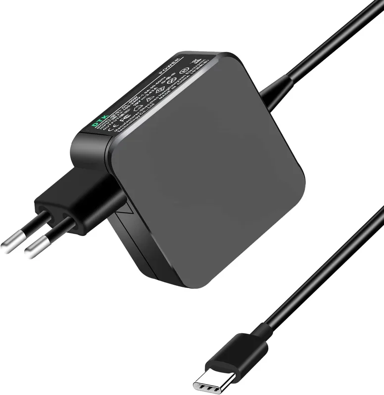 65 W USB C Netzteil typ C bärbar dator laddkabel