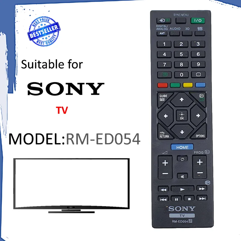 24 Kompatibel Fjärrkontroll RM-ED054 till Sony TV