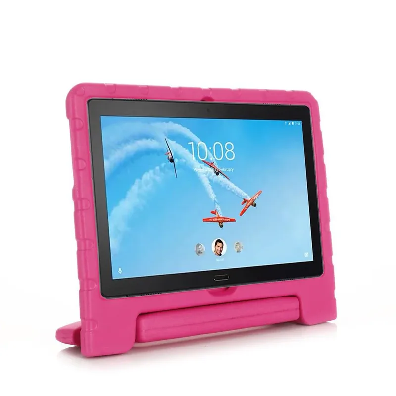 Lenovo Tab P10 stöttåligt fodral för barn + skyddsfilm