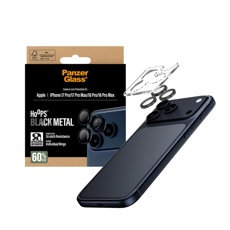 Panzerglass Hoops Black Lens Protector iPhone 17
