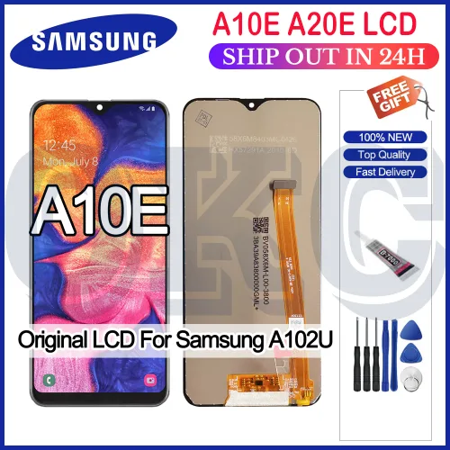 LCD-skärm kompatibel med Samsung Galaxy A20e/A10e Touch Screen Digitizer