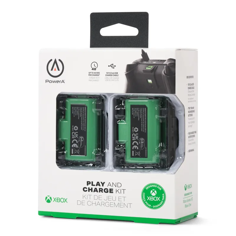 PowerA Play and Charge kit för Xbox