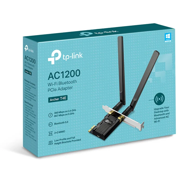 TP-Link Archer T4E AC1200 trådlös Dual Band PCI Express-adapter