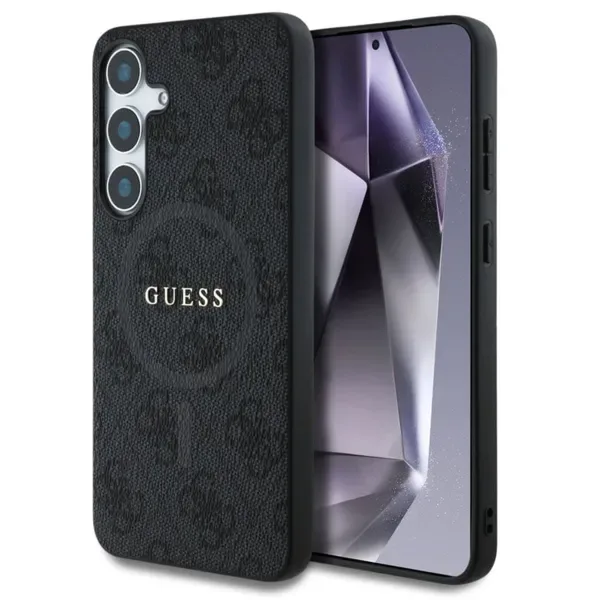 Guess Mobilskal till Galaxy S25 Plus MagSafe 4G Ring Classic Logo