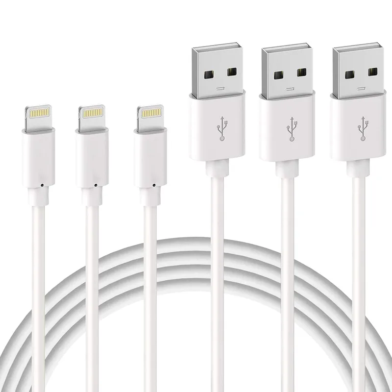Quntis 3-pack 1m iPhone laddningskabel