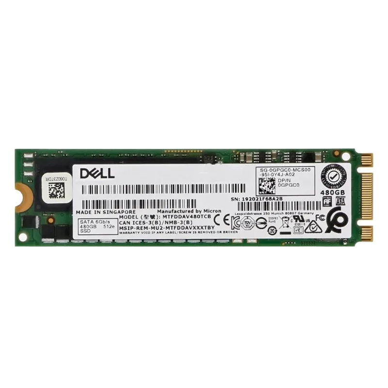 Dell 400-AVSS SSD-hårddisk M.2 480 GB Serial