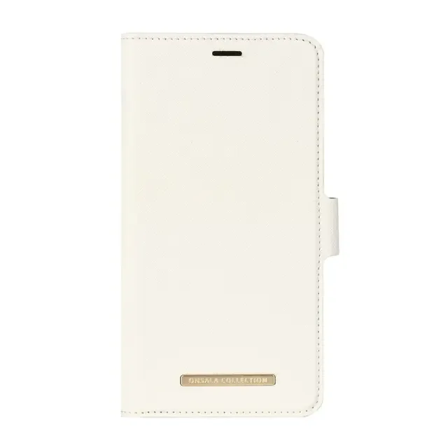Onsala COLLECTION Plånboksväska Saffiano White iPhoneXs Max