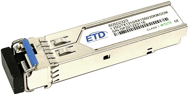 1g Sfp Bidi Frt Lx Tx1310/rx1550 20km Nm Ddm Sc Sm