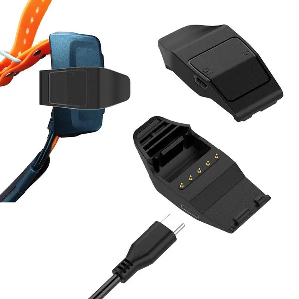 Ersättande hundkragladdare för Garmin TT25 T20, Type-C