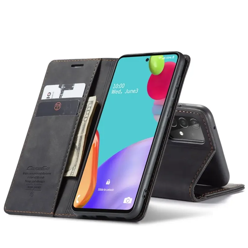 EASSGU Läderfodral till Samsung Galaxy A52 4G/A52 5G/A52s 5G
