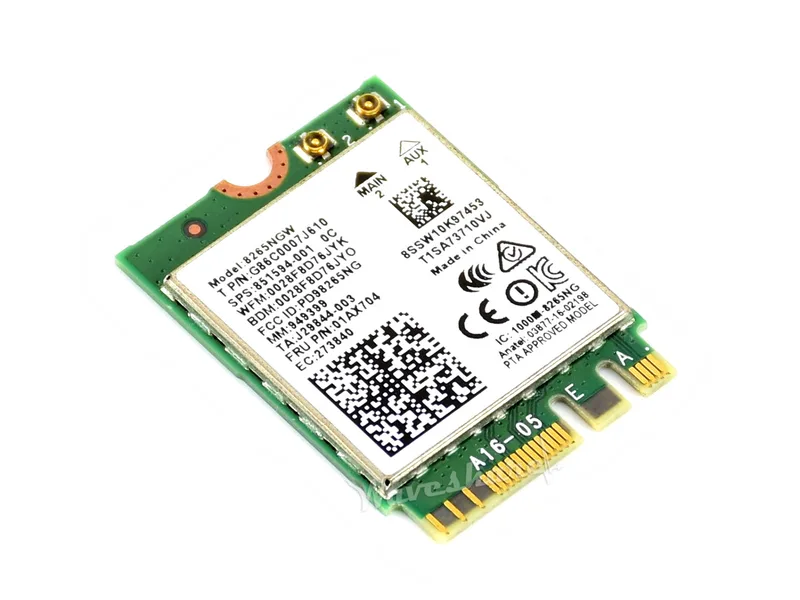 WayPonDEV Dual Band Wireless AC 8265 Nätverkskort NIC-Modul