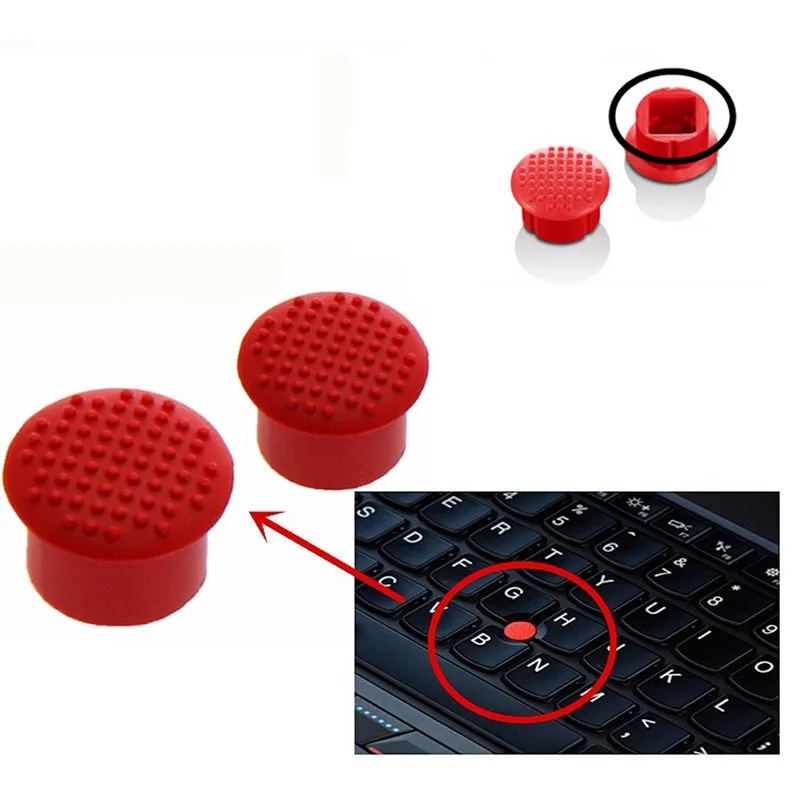 LEDMOMO mjuk TrackPoint röd keps mus