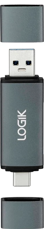 Nox Lite - Kortläsare - 2 i 1 - USB 3.0/USB-C