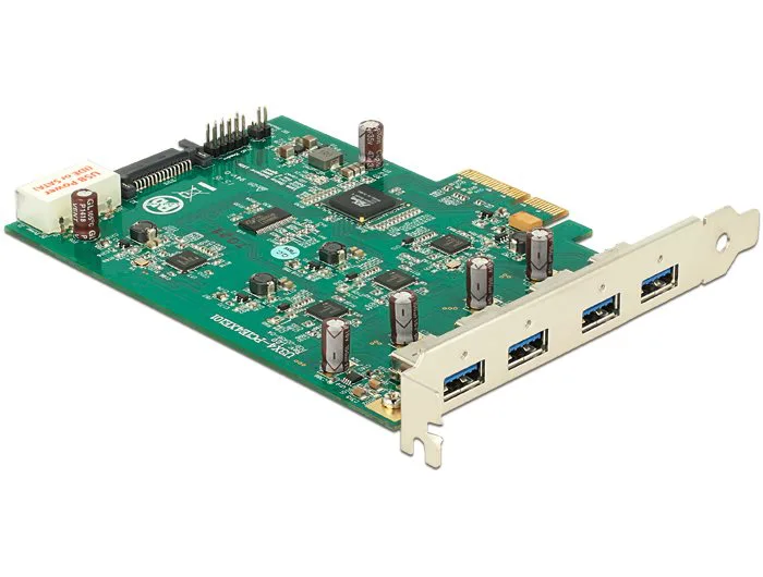 Delock PCI Express Card > 4 x external USB 3.0 Quad Channel