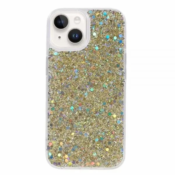 Nordic Covers iPhone 15 Skal Sparkle Series Citrine