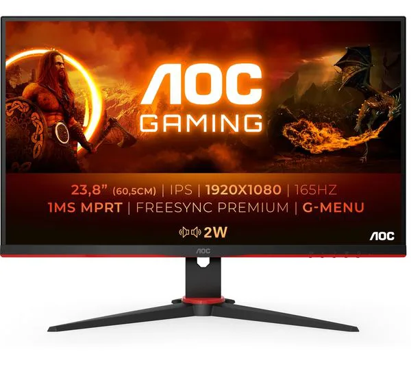 AOC 24G2SPAE/BK 24" bildskärm för gaming
