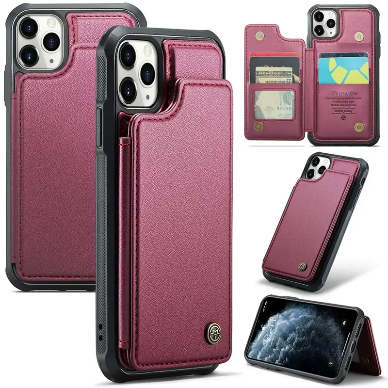 INF iPhone 11 Pro skal dubbelsidigt Röd
