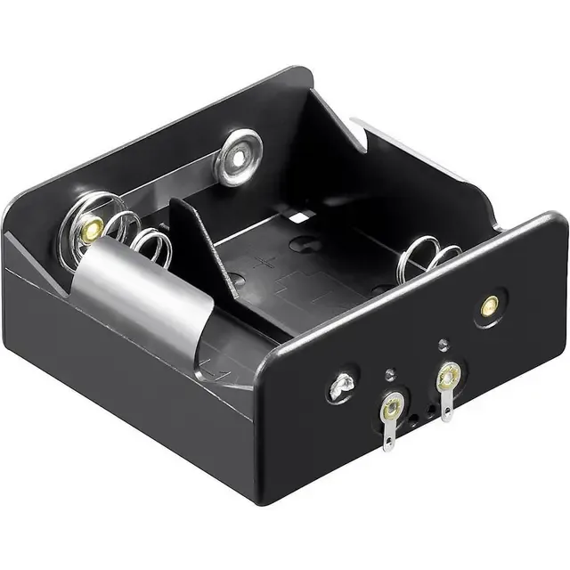Goobay 11033 Batterihållare 2x D (R20) Lödanslutning (L