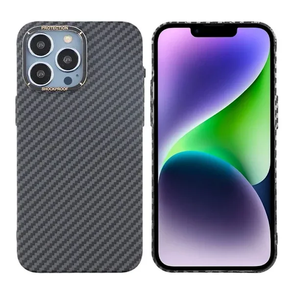 OEM Mobilskal till iPhone 15 Pro Carbon Fiber Brushed