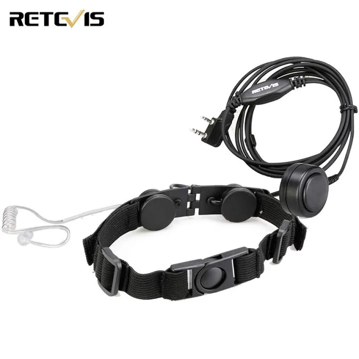 10st Passar For Retevis Covert Akustiskt Rör Hörlur Walkie Talkie Headset