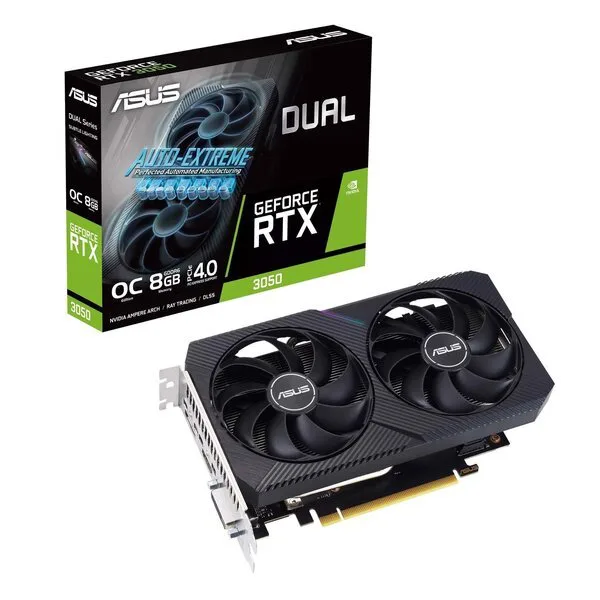 ASUS 90YV0HM5-M0NA00 grafikkort NVIDIA GeForce RTX 3050 8 GB GDDR6