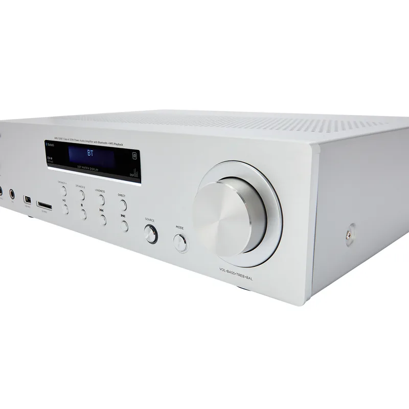 AIWA Förstärkare med Bluetooth 2 x 60 Watt RMS Silver