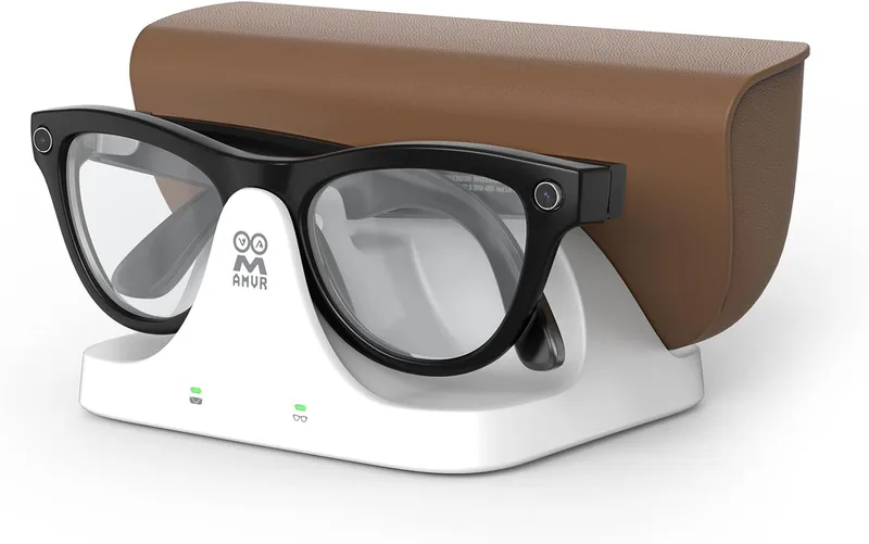 Meta Skyler Headliner Smart Glasögon Magnetisk Laddare Dockningsställ
