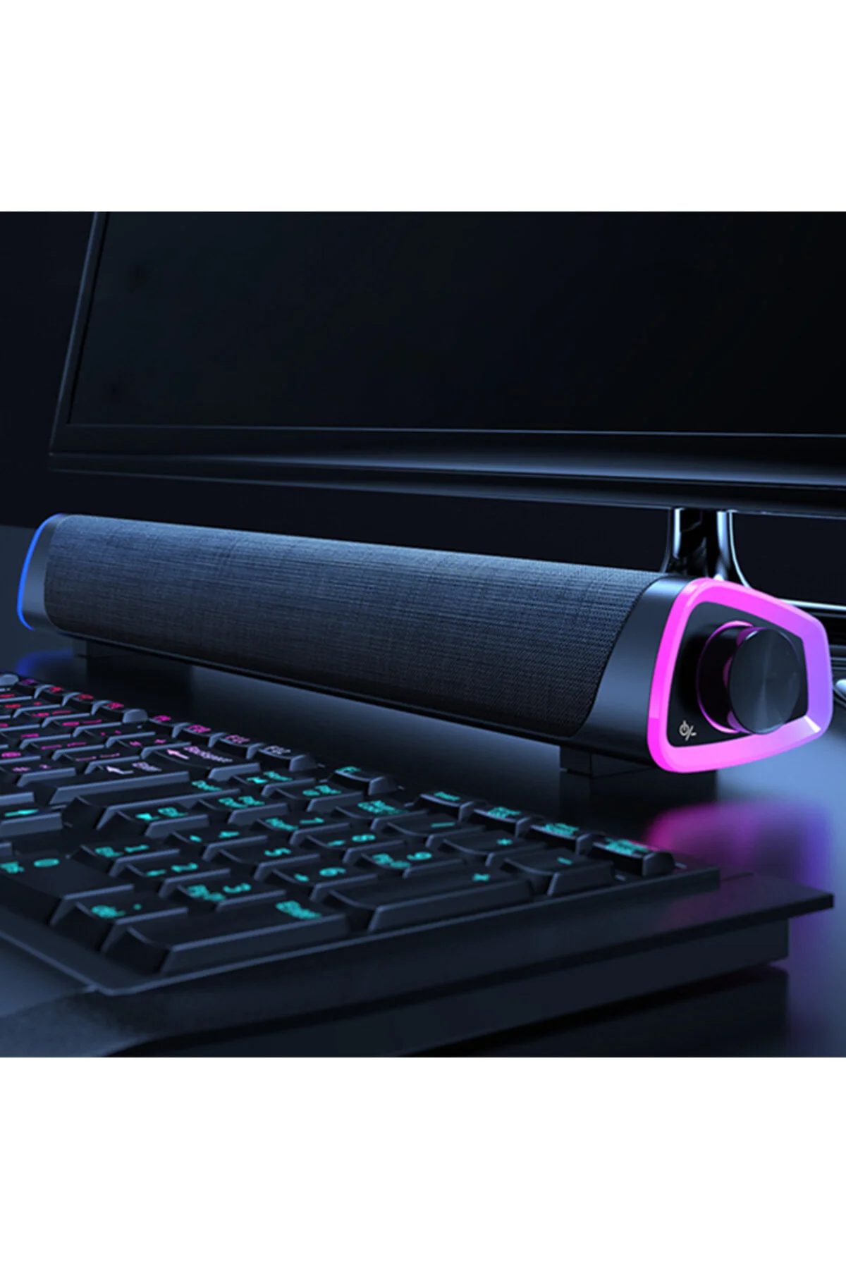 Jonlaki USB-driven Soundbar med Djup Bas
