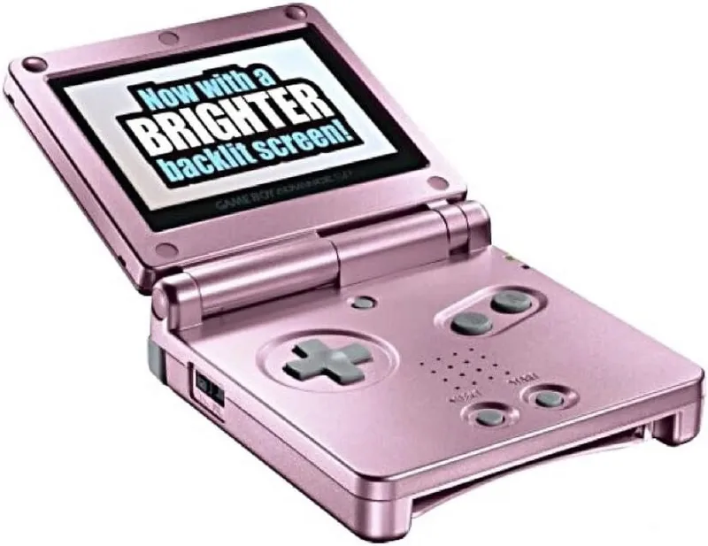 eXtremeRate Rosa Glansigt Ersättningsskal för Gameboy Advance GBA