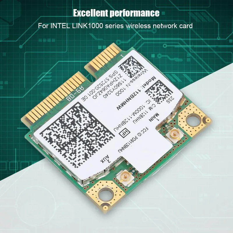 TOPINCN För LINK1000 112BNHMW 300Mbps Mini PCI-E Trådlöst Nätverkskort