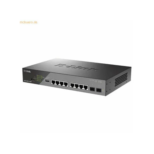 D-Link DSS-200G-10MP/E nätverksswitchar hanterad L2 Gigabit Ethernet