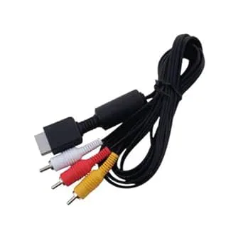 OSTENT AV Audio Video Composite Cable for Sony PS1 PS2 PS3