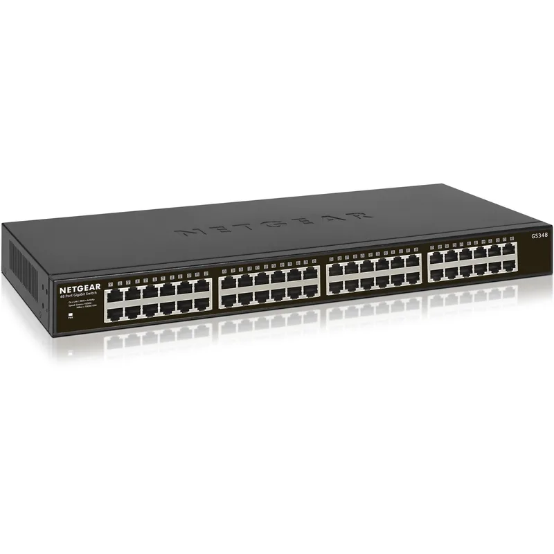 NETGEAR GS348 48-portars Gigabit Ethernet nätverks Switch