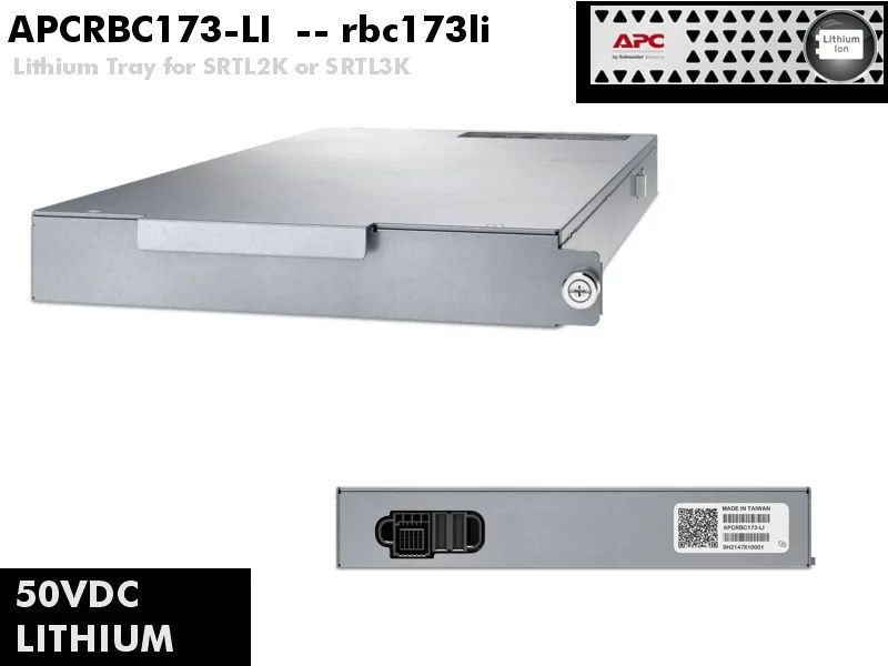 APCRBC173-LI UPS-batterier 50 V