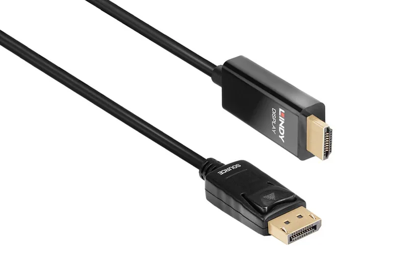 LINDY 2 m aktiv DisplayPort till HDMI-kabel med HDR