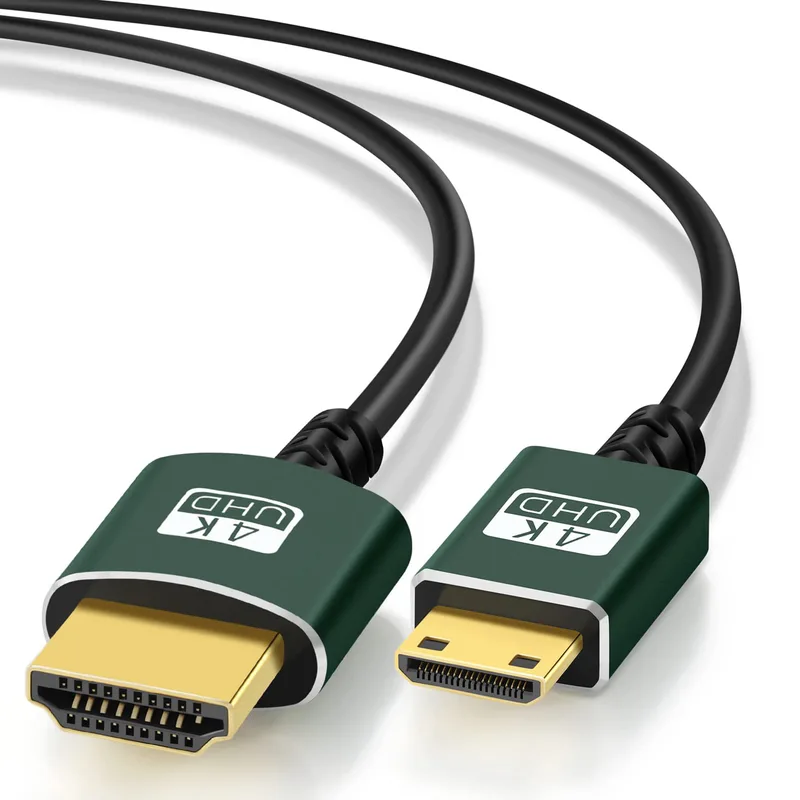 Thin Mini HDMI till HDMI Kabel 2M