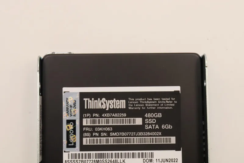 Lenovo 4XB7A82259 SSD-hårddisk 2.5" 480 GB Serial