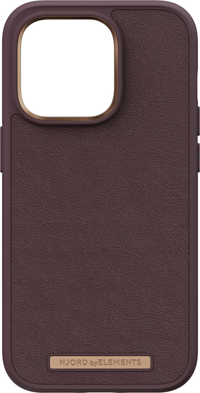 Njord byELEMENTS iPhone 14/13 Leather MagSafe plånboksfodral