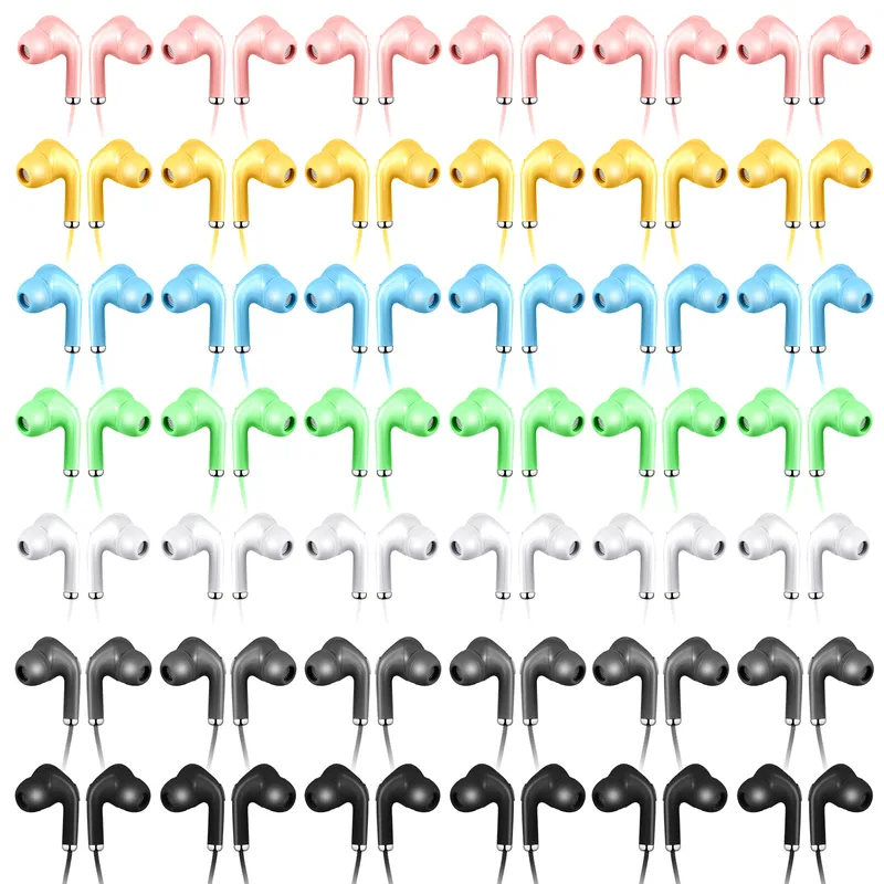 Bulk Earbuds hörlurar grossist hörlurar 50-pack