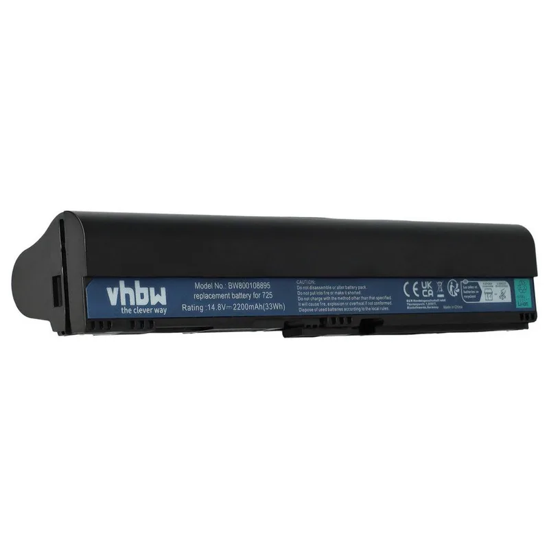 vhbw Li-Ion batteri 2200 mAh (14,4 V) för Notebook Laptop Acer Chromebook C710