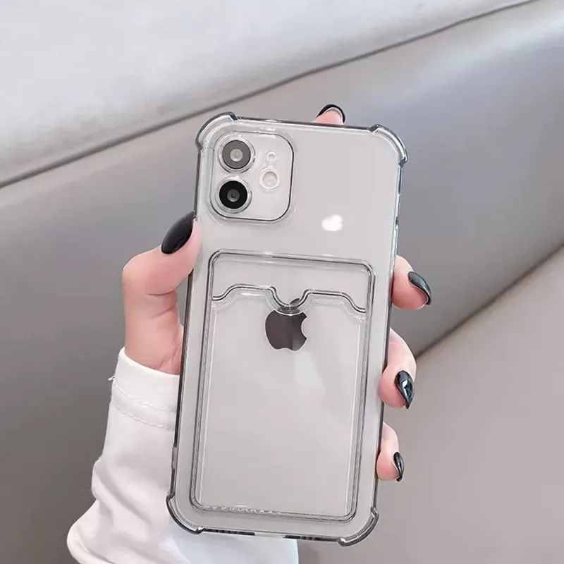 INF iPhone 11 skal med korthållare TPU