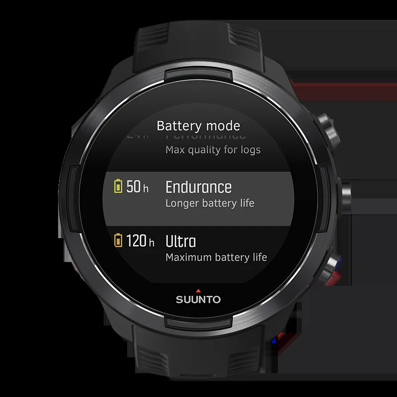 Suunto 9 Peak GPS-sportklocka med lång batteritid och pulsmätare på handleden