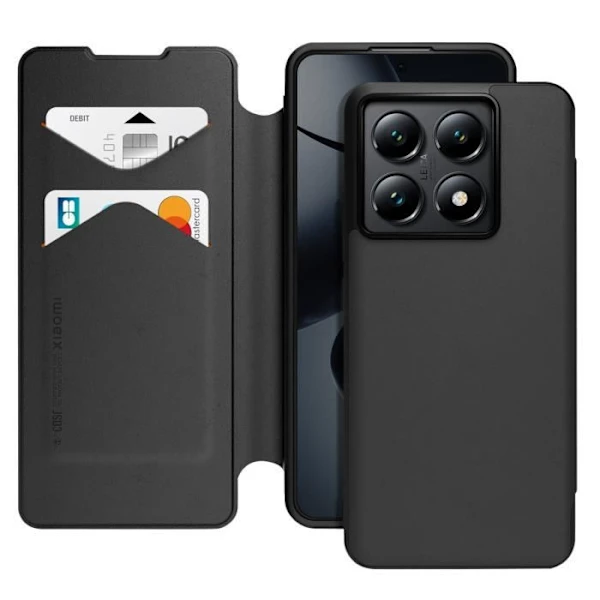 EASSGU Mobiltelefonfodral i läder för Xiaomi MI 14T Pro