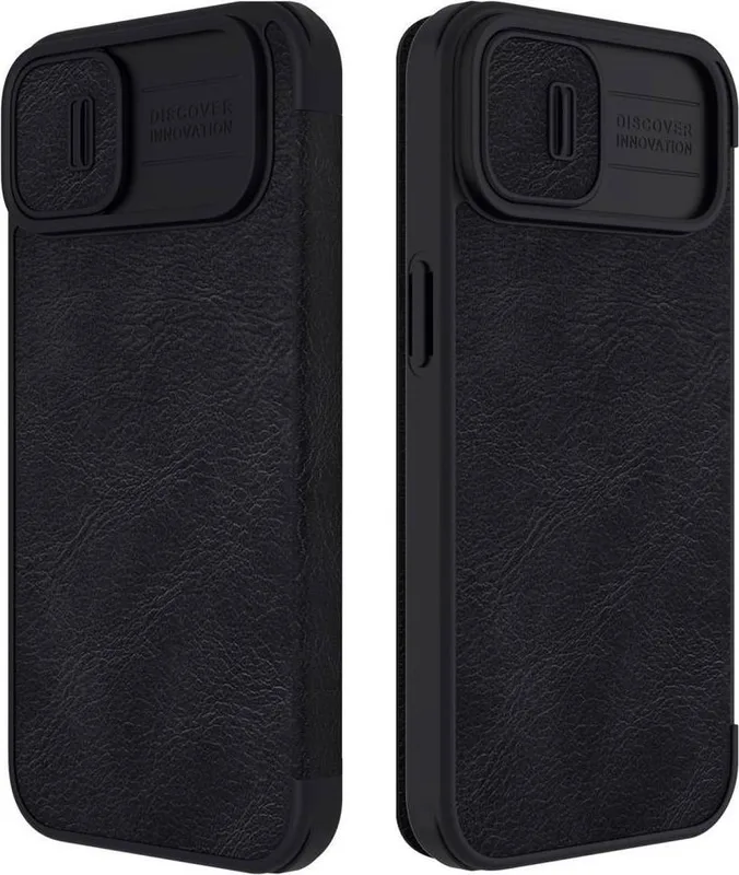 Nillkin iPhone 14 Plus Plånboksfodral QinPro Läder Plain