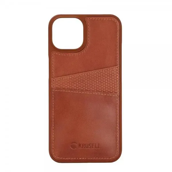 Krusell iPhone 14 Plus Skal Leather CardCover