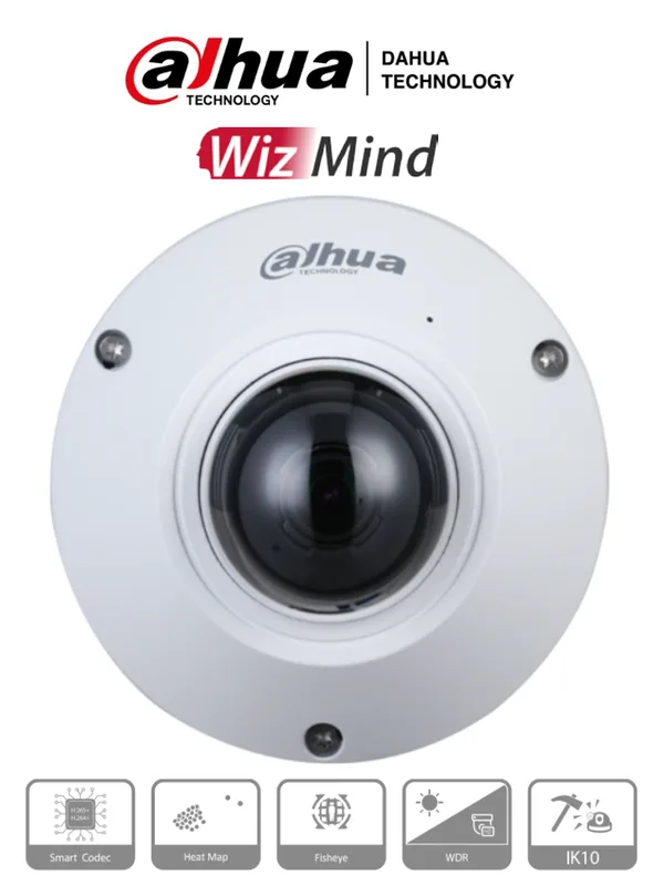DAHUA WizMind IP-övervakningskamera PoE 5MP