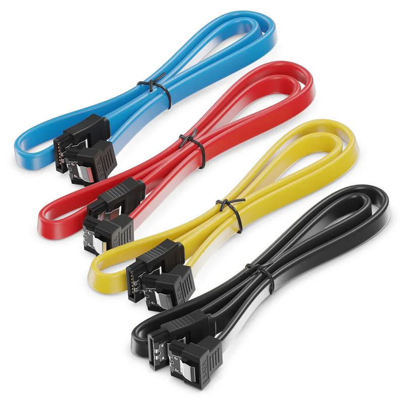 deleyCON 4x 50cm SATA III-Kabel