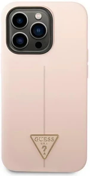 Guess iPhone 14 Skal Silicone Triangle