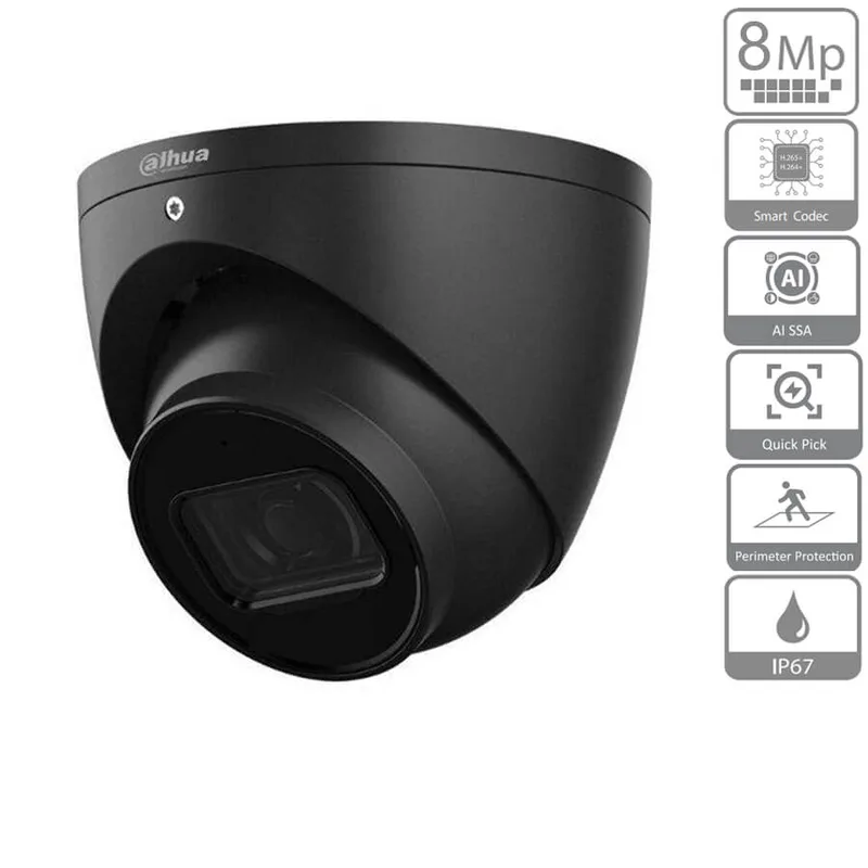 8MP Wizsense IR 30 m IP kupolkamera med fast fokus