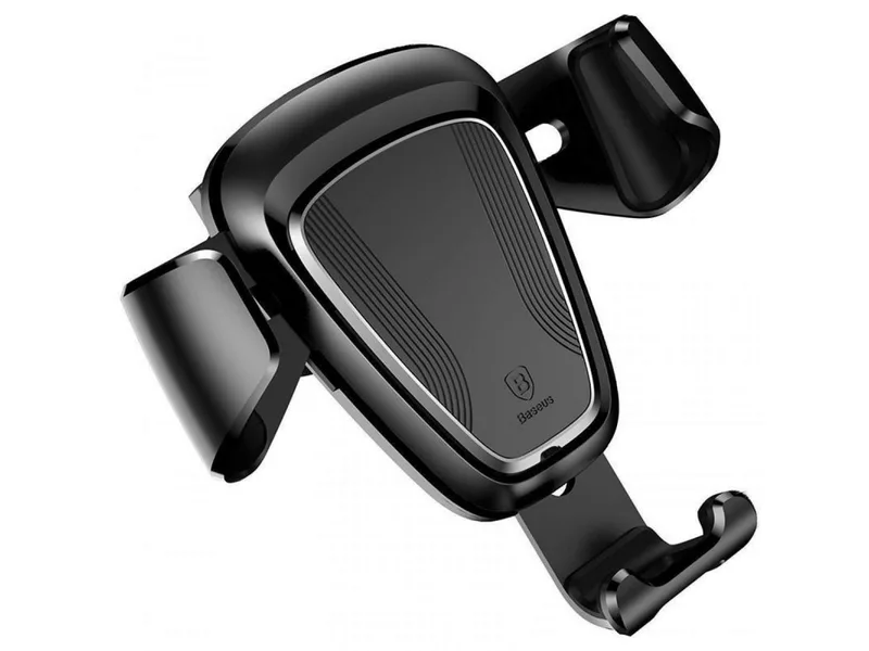 Baseus Mobiltelefonhållare smartphone hållare för bil gravity-serien (metalltyp) svart (SUYL-B01)